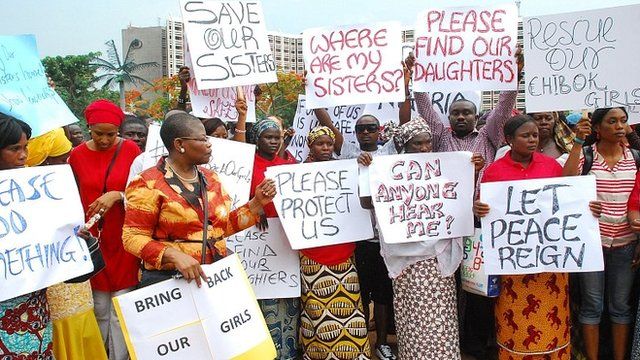 Abducted Nigerian Girls Mothers Hold Demonstration In Abuja Bbc News