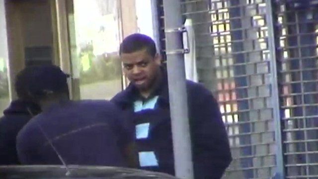 Azelle Rodney (in the striped top) was under surveillance in the hours before his death