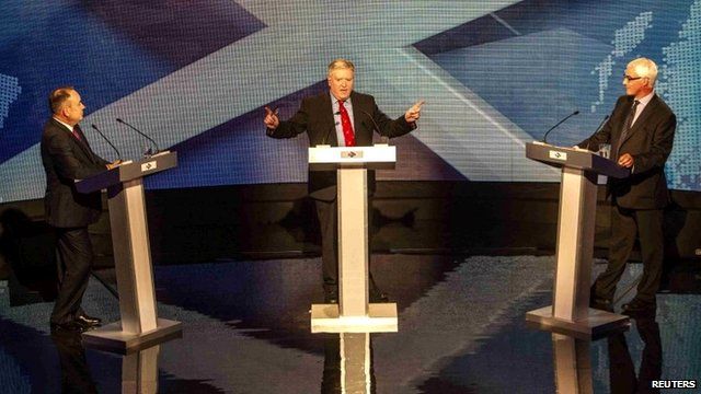 Alex Salmond and Alistair Darling debate
