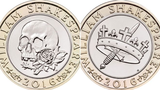 New Shakespeare £2 coins