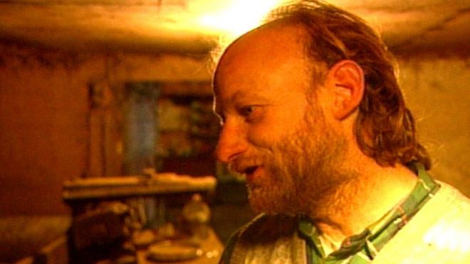 Robert William Pickton is shown in this undated image from a television screen