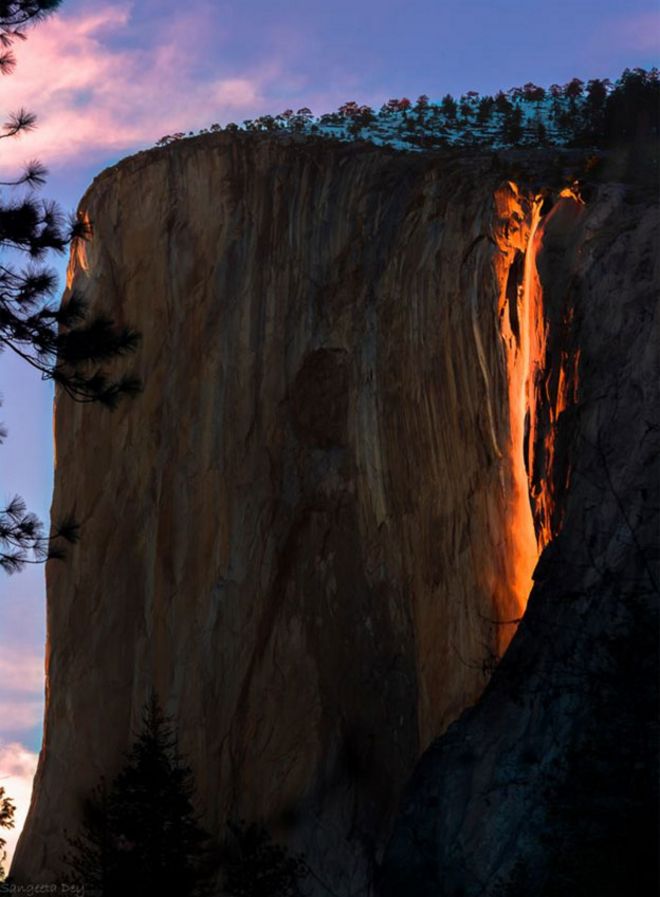 Firefall in Yosemite