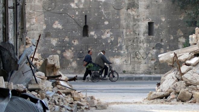 Damage in Aleppo, 15 Nov