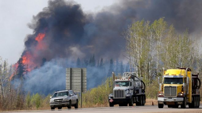 Canada wildfires: Hopes raised in battle to contain blaze Canada wildfires: Hopes raised in battle to contain blaze