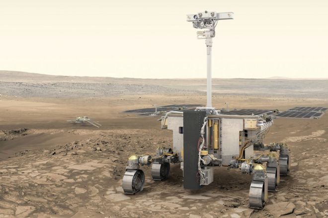 Artwork: ExoMars rover