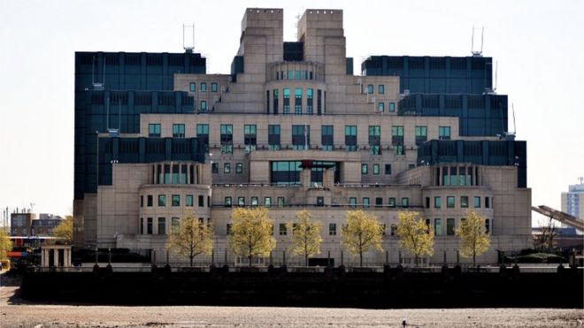 MI6 building in London