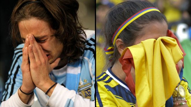 Argentino y colombiana frustrados