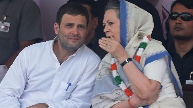 राहुल गांधी, सोनिया गांधी