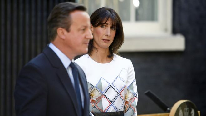 Бывший премьер-министр Дэвид Кэмерон объявляет о своей отставке