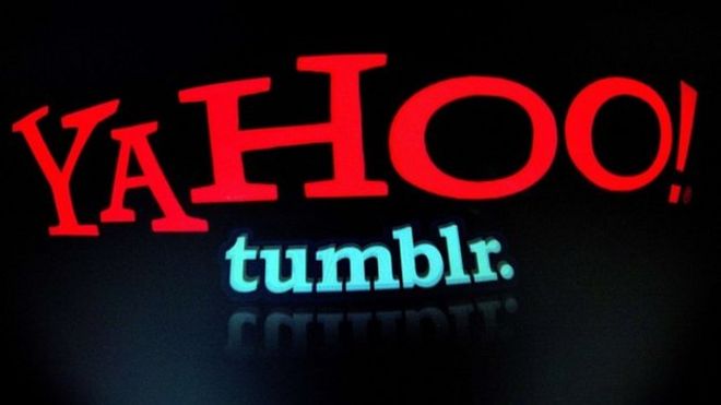 Yahoo and Tumblr logos