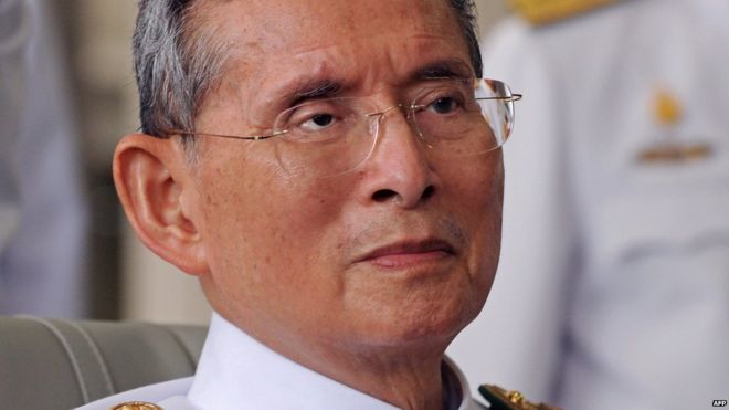 The Thai King, Bhumibol Adulyadej, pictured in 2011