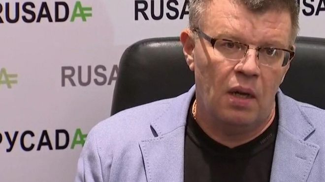 Russian anti-doping Agency Rusada's executive director Nikita Kamaev