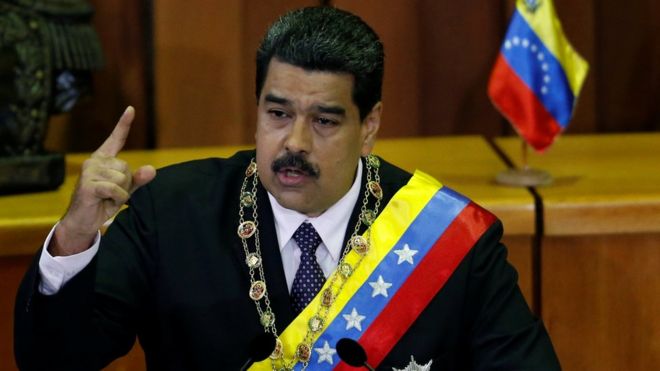 Nicolás Maduro en su informe anual de gobierno