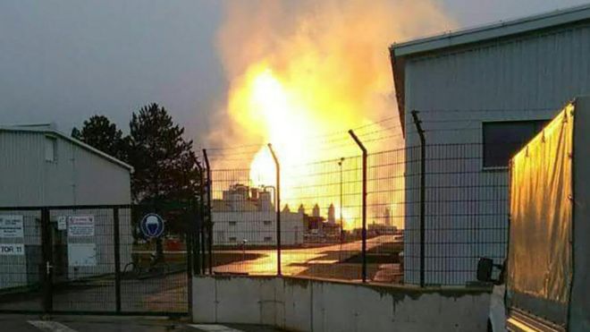Explosion at Baumgarten, 12 Dec 17