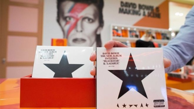 The new album of British singer David Bowie "Blackstar"