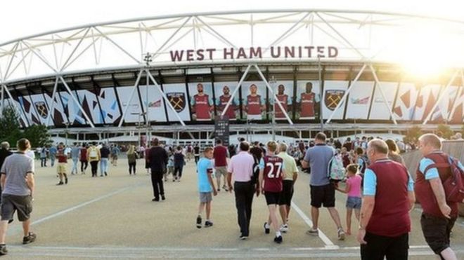 West Ham waliutumia uwanja huo kwa mara ya kwanza mwezi Agosti