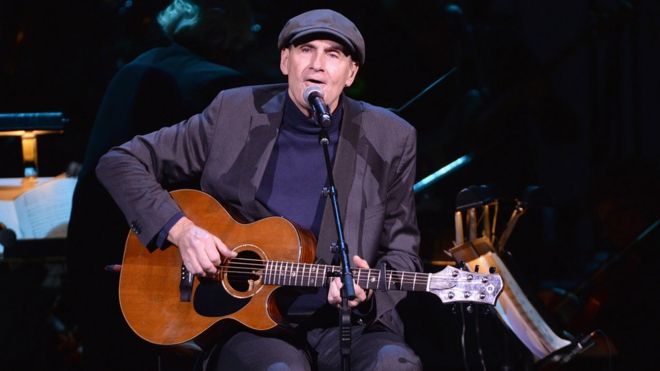 James Taylor performs in New York City.