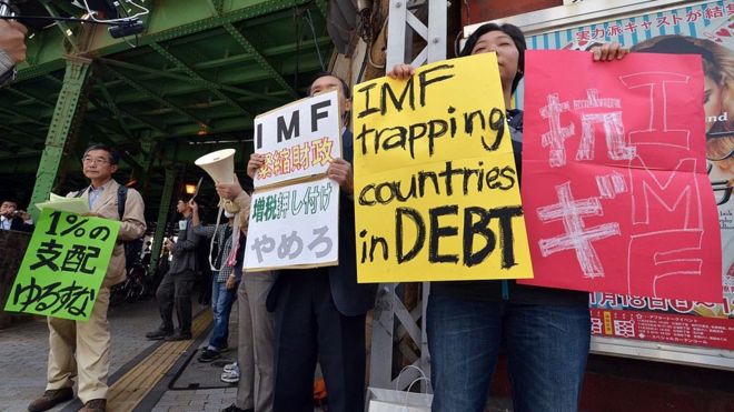 Protesta anti FMI