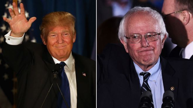Trump and Sanders win New Hampshire