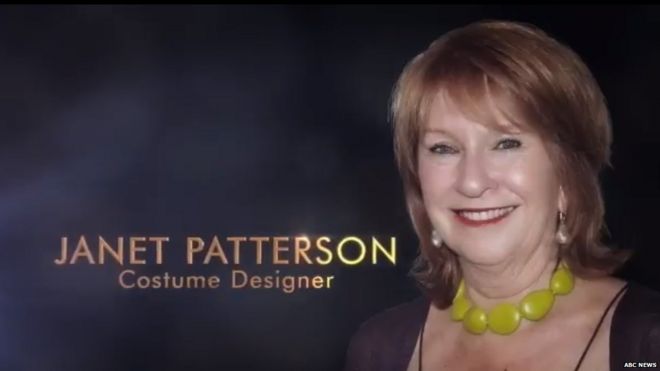 Captura de pantalla con la foto de la productora de Jan Chapman pero con el nombre de Janet Patterson.