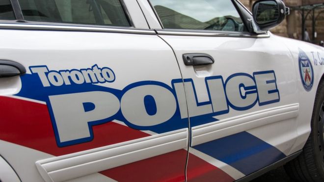 A Toronto Police Car is seen in this photo.