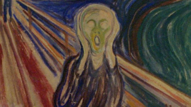 "The Scream" by expressionist painter Edvard Munch