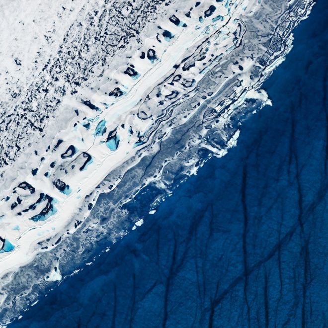 Fotos aérea del ártico