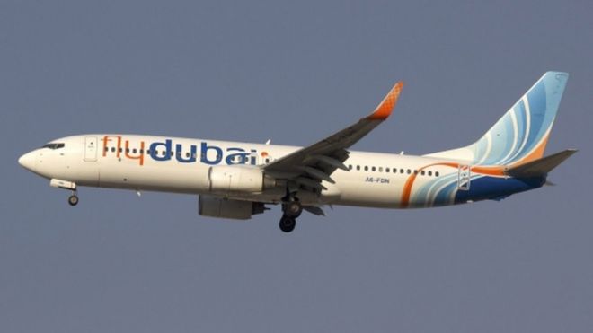 File picture of a FlyDubai plane, taken 13 February, 2014