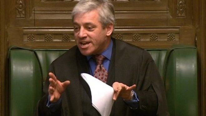 Spika wa bunge la Uingereza John Bercow