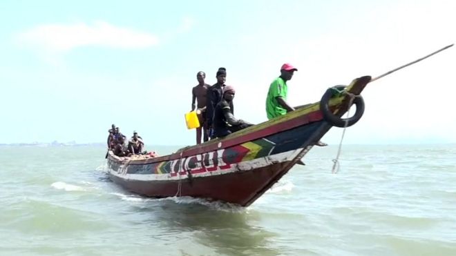 fishing canoe