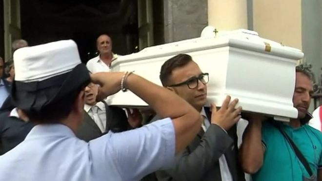 Tiziana Cantone funeral
