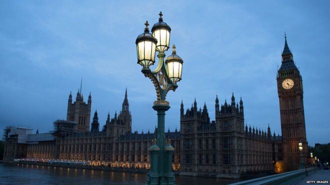 Parliament at dawn