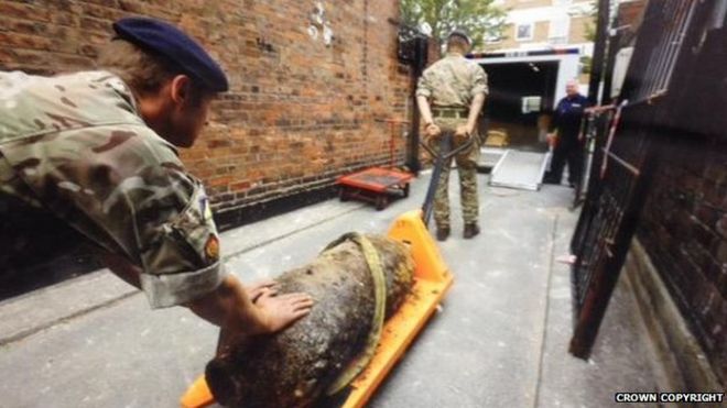 Army's removing the unexploded