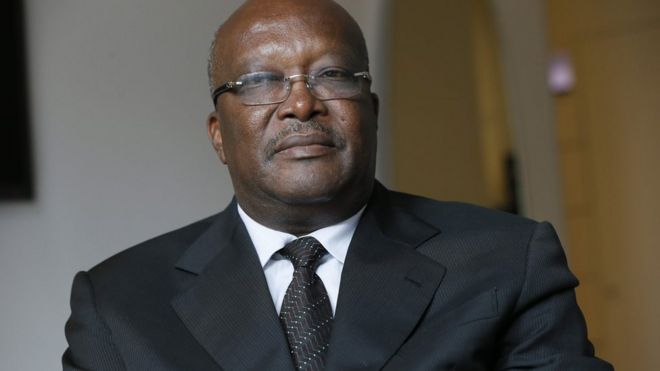Burkina Faso's new President Roch Marc Christian Kabore