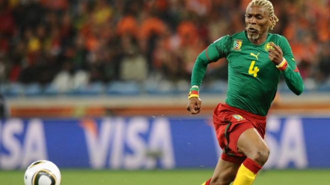 Mchezaji wa zamani wa tomu ya taifa ya Cameroon Rigobert Song