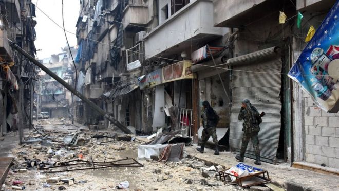 انتهاء القتال في شرق حلب المحاصرة