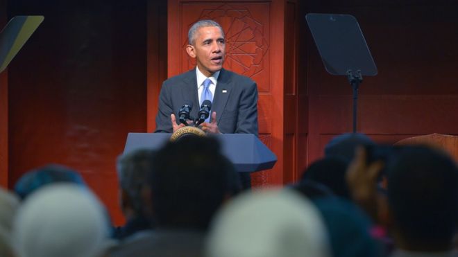 President Obama at Maryland mosque: 'You fit in here'