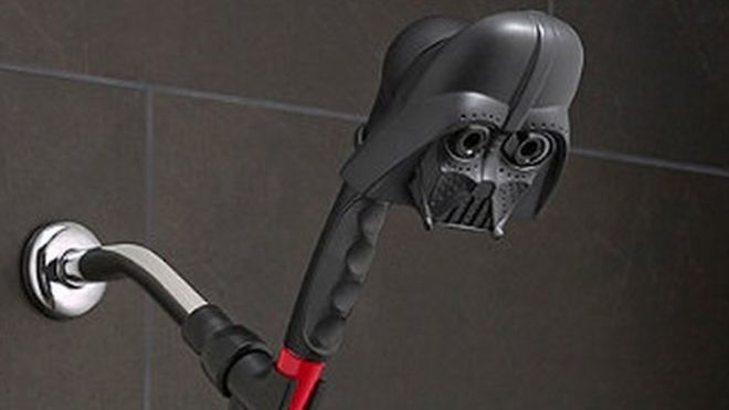 A Darth Vader showerhead - 14 December 2015