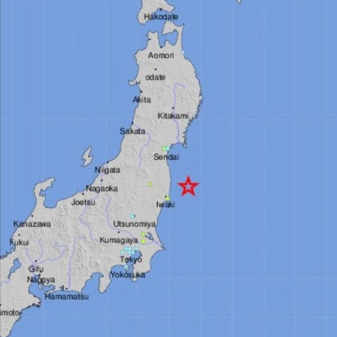 Mapa del terremoto