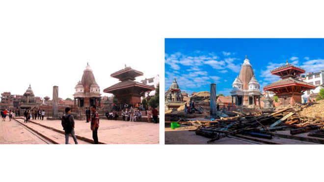 Patan Durbar square scene.