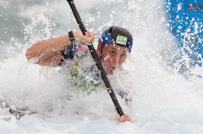 Joe Clarke in the semi-final