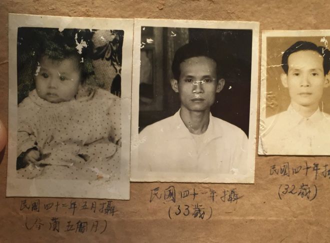 Pictures of Huang Wen-kung and his daughter Huang Chun-lan