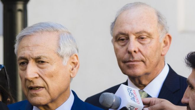 Heraldo Muñoz y Claudio Grossman