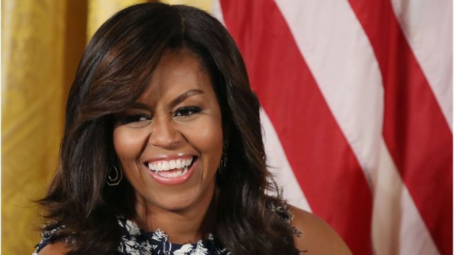 Michelle Obama, durante un evento en la Casa Blanca, julio 19, 2016