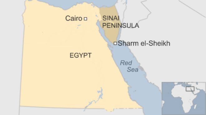 Egypt map