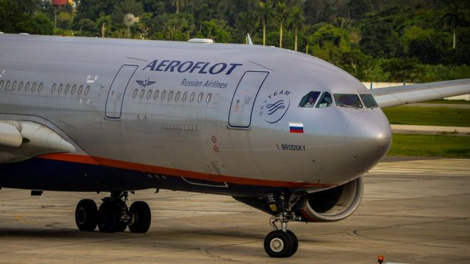 Aeroflot airliner