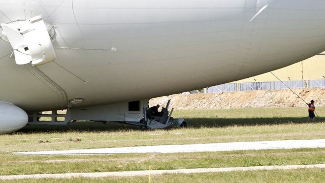 damage to the airlander