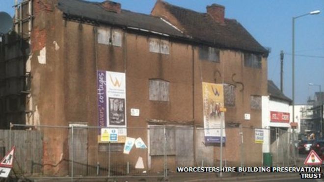 This is the current condition of the cottages, It will be used towards