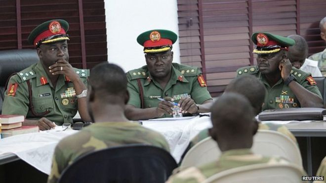 Court Martial in Abuja. 2 Oct 2014