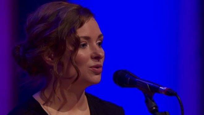 Claire Hastings from Dumfries has been named the BBC Radio Scotland Young Traditional Musician for 2015. - _80717570_80717569